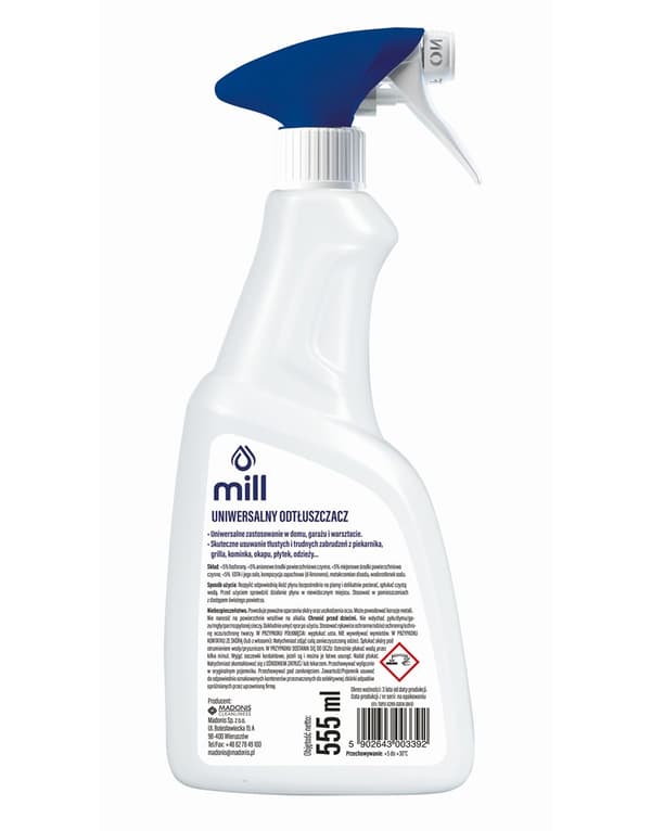 Mill Clean yleisrasvanpoistoaine rasvaisille tahroille 555 ml