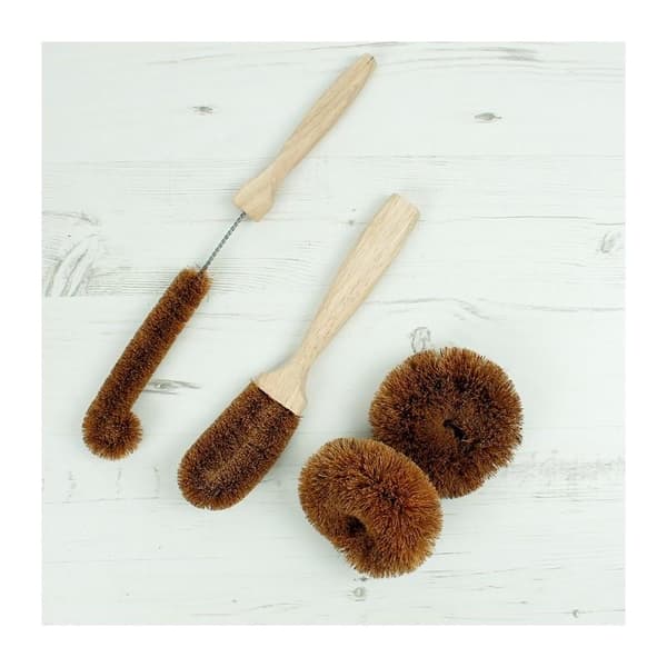 Naturlig flaskborste av kokosnötsfiber - Green Pioneer