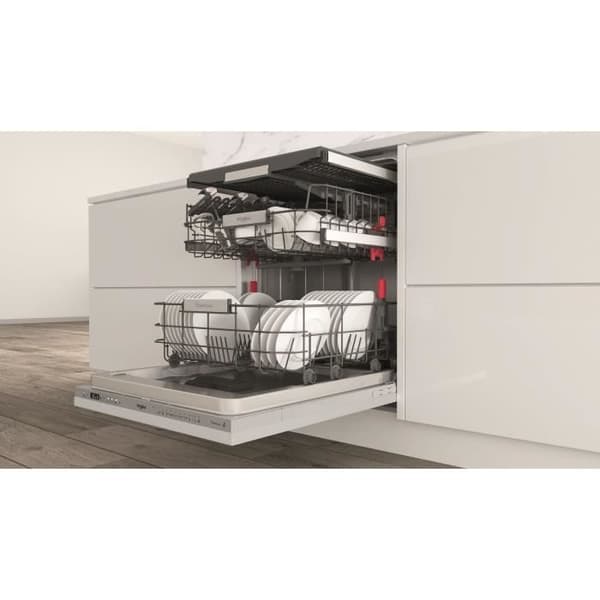 Inbyggd diskmaskin WHIRLPOOL WKCIO3T133PFE 6:e Sinnet - 14 kuvert - Induktion - 43 dB - besticklåda