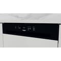 Miniatyrbild 5 av 6: Inbyggd diskmaskin 60 cm WHIRLPOOL WBC 3 C 26 B - 14 kuvert - 6:e sinne - Svart panel