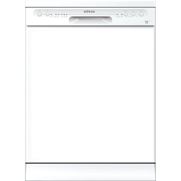 Edesa Opvaskemaskine Edw-6120 Wh 12 Tjenester Hvid 60 cm / EU Plug
