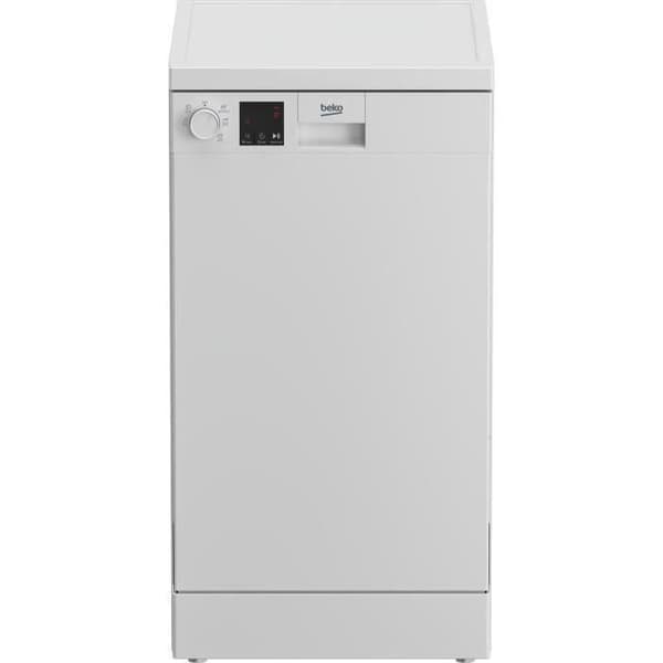 BEKO DVS05024W fristående diskmaskin - Standardmotor - 10 kuvert - L45cm - Vit - 49dB - Rostfri tank