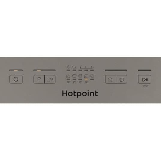 Diskmaskin 60 cm HOTPOINT ARISTON H2FHL626X 14 kuvert 60,0cm 46db Rostfritt stål