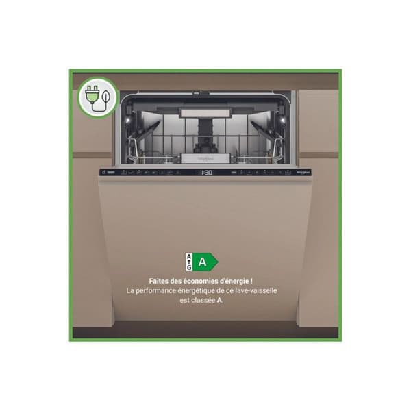 Whirlpool W7IHF60TU Diskmaskin MAXISPACE INBYGGD 60 CM