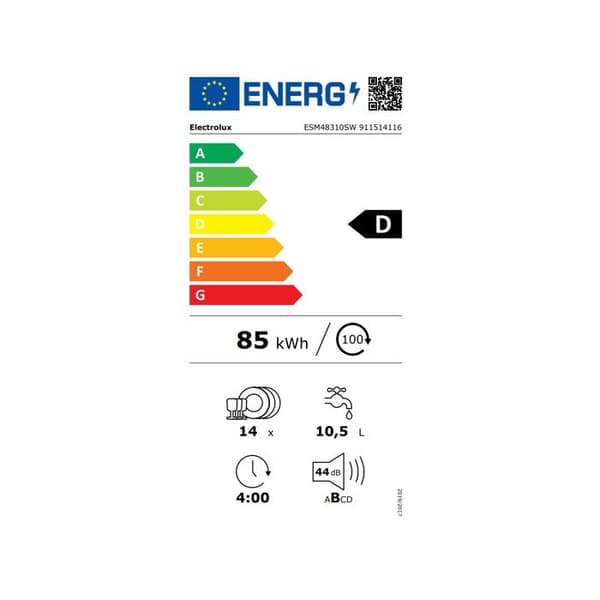 Electrolux ESM48310SW diskmaskin