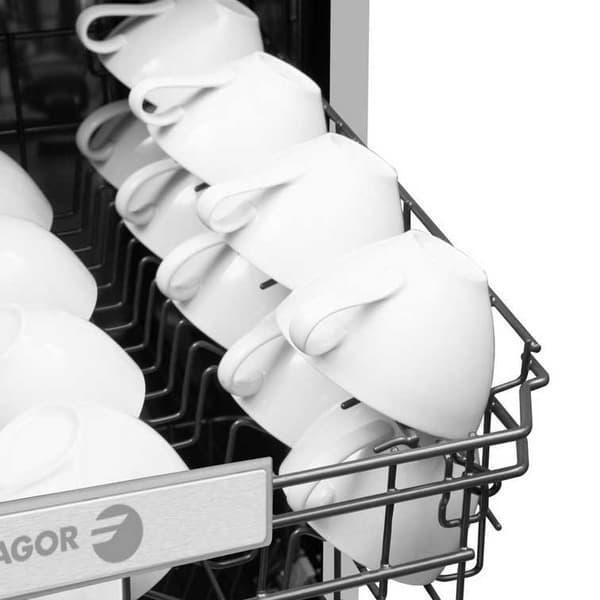 Fagor 4lvf-438adit Integrerad Diskmaskin Med Tredje Hylla 10 Antal Platsinställningar