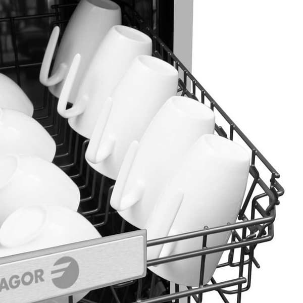 Fagor 4lvf-438adit Integrerad Diskmaskin Med Tredje Hylla 10 Antal Platsinställningar