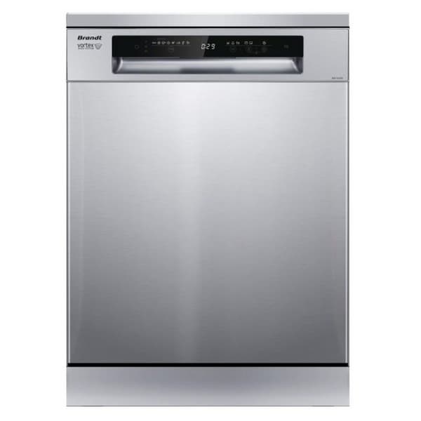 Brandt Diskmaskin 60cm 14 kuvert 44db silver - BDF424VDX