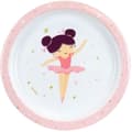 Miniatyrbild 2 av 7: BALLERINA - Barnservis set med glas, sopptallrik, platt tallrik, bestick, vattenflaska och snackslåda