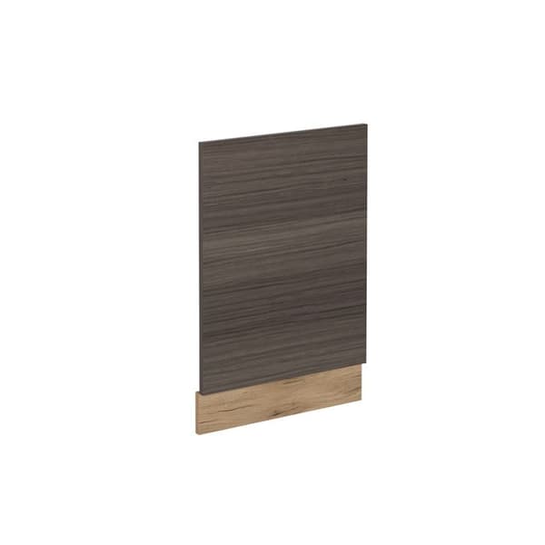 Diskret för diskmaskin R-Line, 45cm utan PT, Ädelgrå, Guldekade ek, Vicco