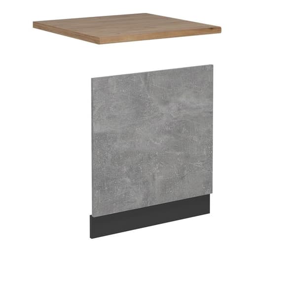 Diskgavel för diskmaskin R-Line, 60cm, PT Ek, Betong, Grafit, Vicco