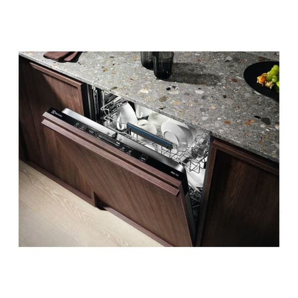 Inbyggd diskmaskin AEG EEQ47210L - Vattenförbrukning 9,9L - Ljudnivå 44 dB - Autoprogram 45-65°C