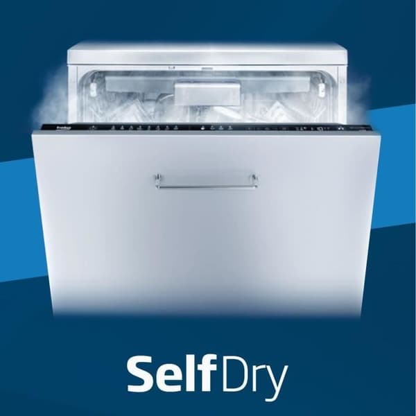 Läxmaskin fristående BEKO BDFN26640XC - 16 kuvert - Induktion - L60cm - 44dB - besticklåda - Inox