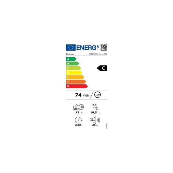 ELECTROLUX Integrerad diskmaskin KEGB7400IK