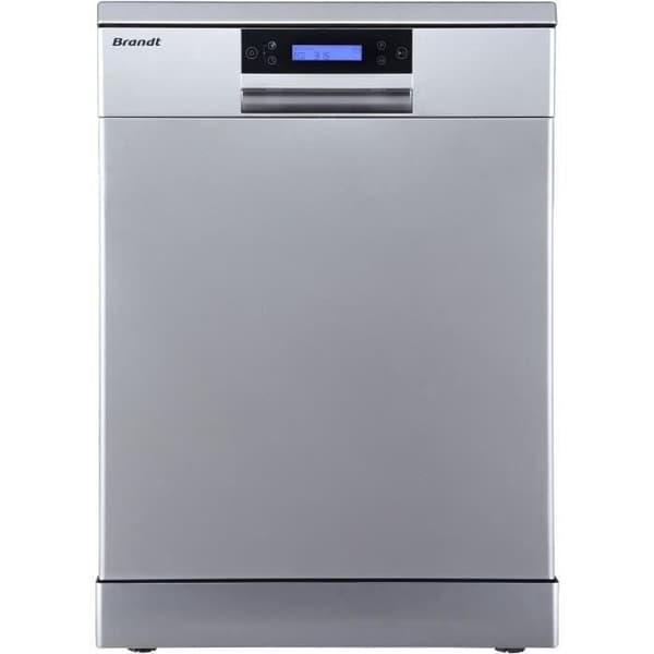 Fristående diskmaskin BRANDT LVC144IX - 14 kuvert - Induktions - L60cm - 44dB - Klass C - Rostfritt stål