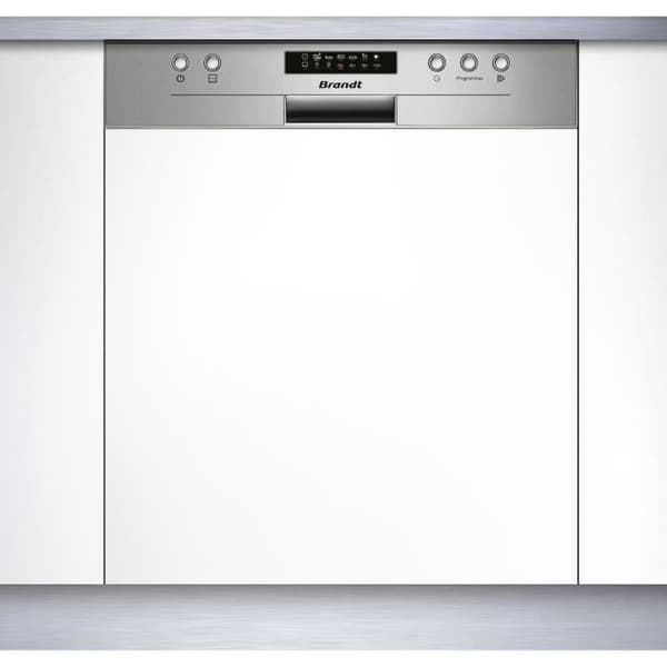Semi-inbyggd diskmaskin BRANDT LVE334X - 13 kuvert - 44 dB