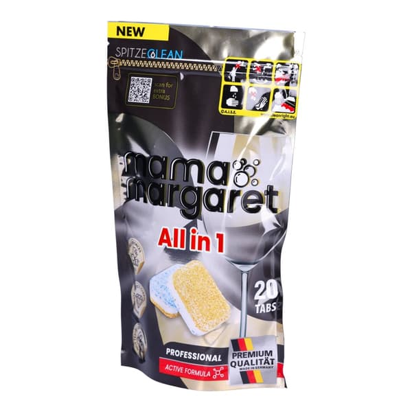 Spitze Clean opvaskemaskinetabletter 3 lag fra Mama Margaret All in 1