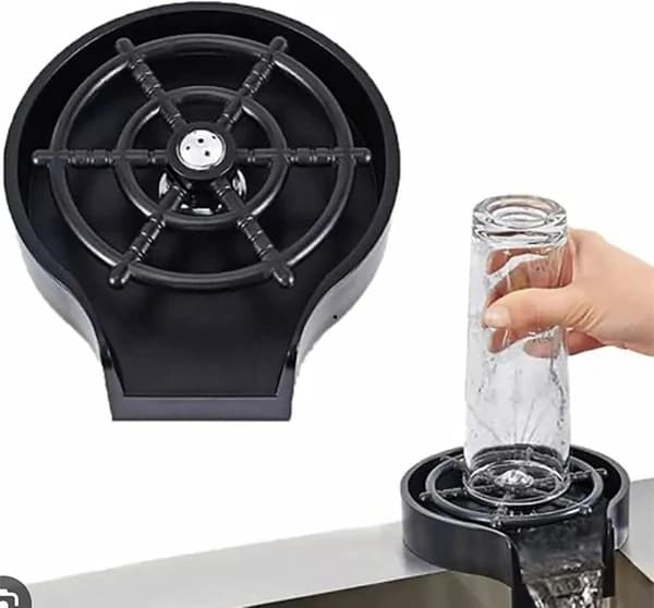 OBOSOE Højtryksglasrenser til vask og bardisk – automatisk skylledyse til kaffe- og tekrus