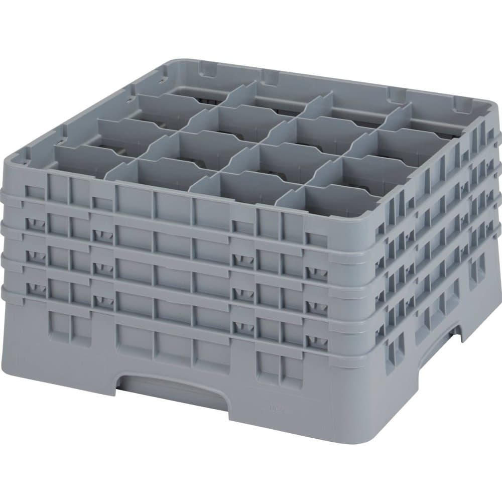 Cambro Diskback för glas Camrack - 16 fack - 50 x 50 x 26,7 cm - höjd glas: 23,8 cm