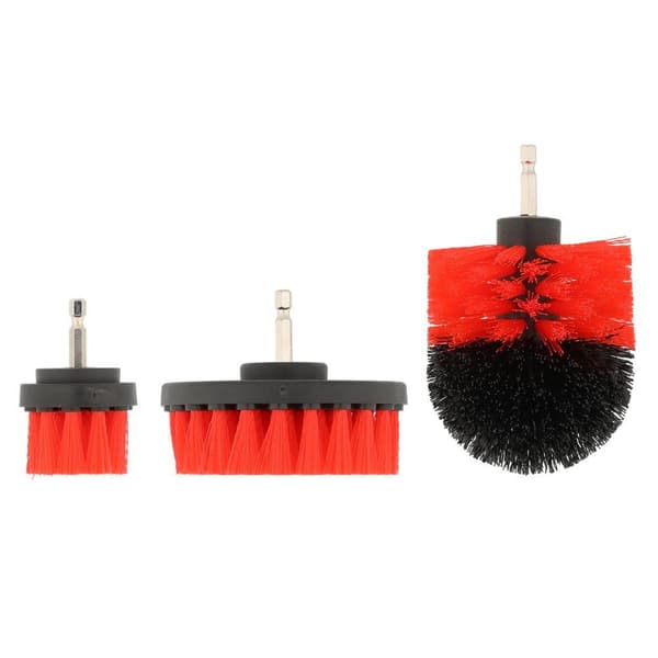 Borste för Borrmaskin 3-pack - Skonsam & effektiv rengöring