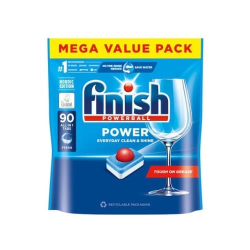 Maskindisk FINISH Power AiO 90/fp