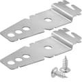Miniatyrbilde 1 av 6: Monteringsbraketter 8269145 for Whirlpool oppvaskmaskin - 2-pakning i galvanisert stål