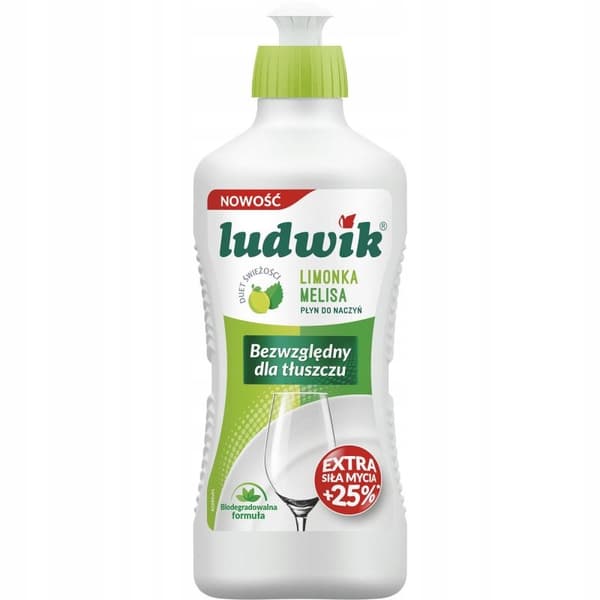 Ludwik astianpesuaine lime ja sitruunamelissa 900 g