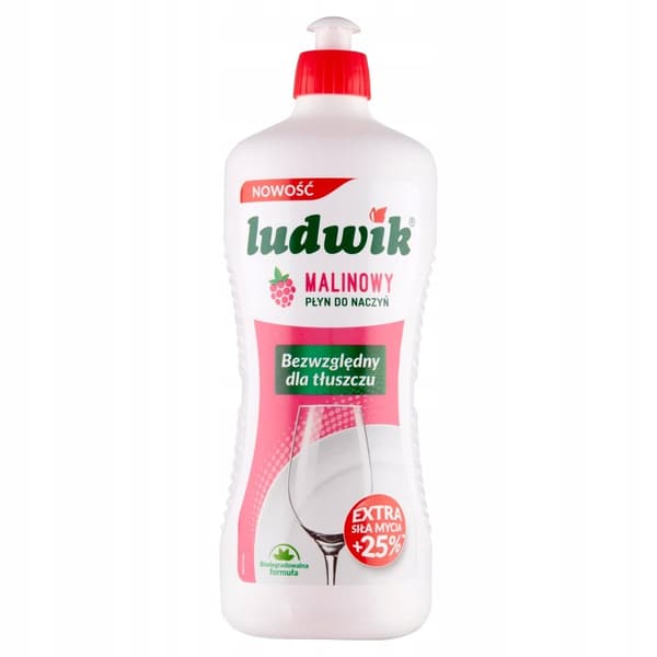 Ludwik opvaskemiddel hindbær 900 g