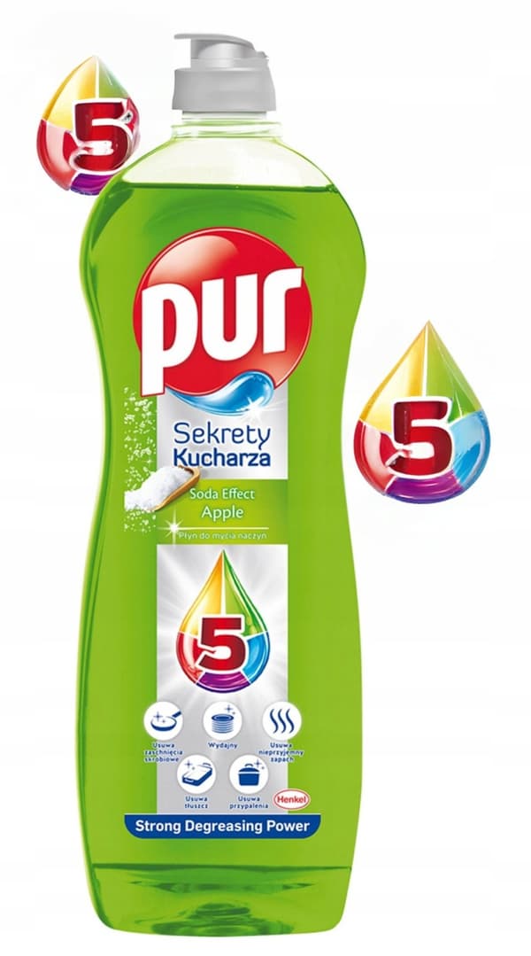 Pur opvaskemiddel æble 750ml