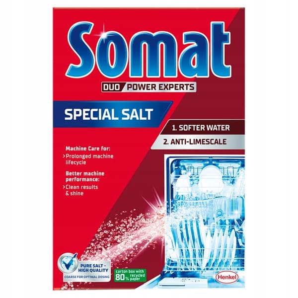 Somat-astianpesukoneen suola 1,5 kg