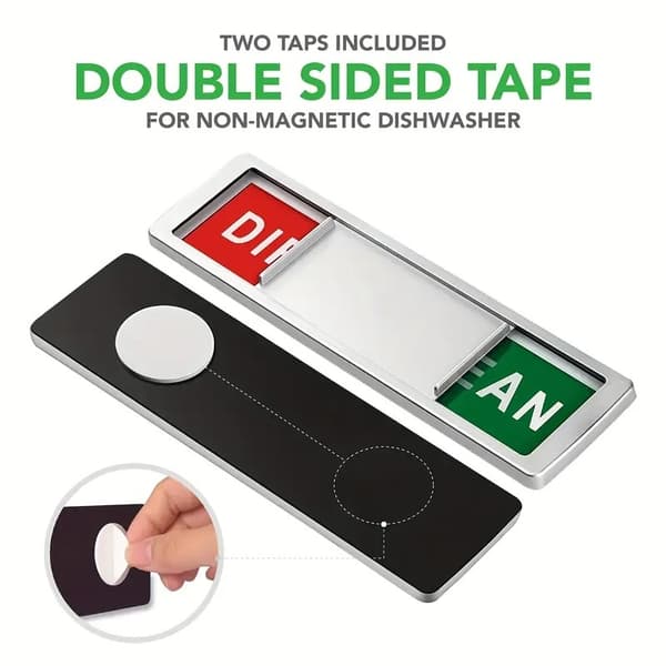 Magnet / Skilt for oppvaskmaskin – Clean / Dirty