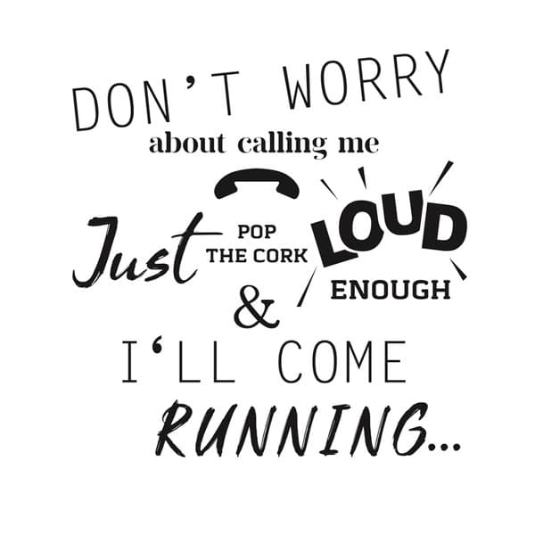 Disktrasor med cool text - Dont worry