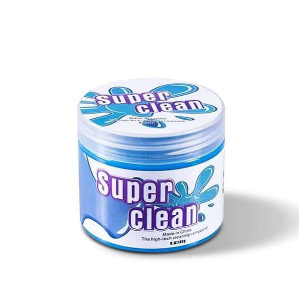 SUPER CLEAN Can Clean Soft-4PCS Blå rengöringsmaterial Mjukt gummitillbehör Sticky Gap Cleaner