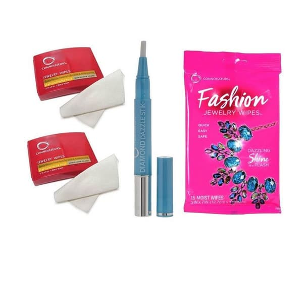 Pack 15 Fashion Wipes + 50 Wipes + Stick för diamanter