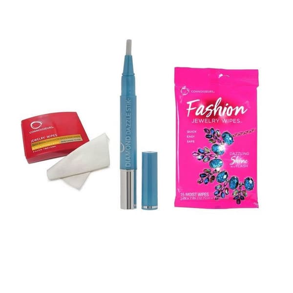 Pack 15 Fashion Wipes + 25 Wipes + Stick för diamanter