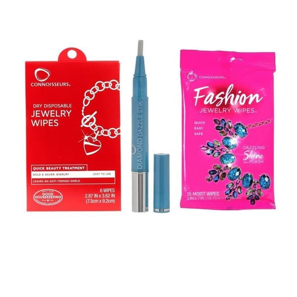 Pack 15 Fashion Wipes + 6 Wipes + Stick för diamanter