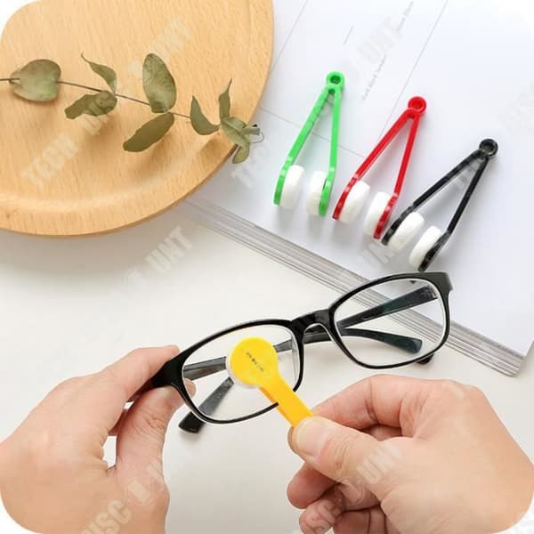 TD® rengöringsborste glasögon multifunktionsservett mikrofiber av sågglasögon rengöring hygien renlighet bärbar effektiv billig