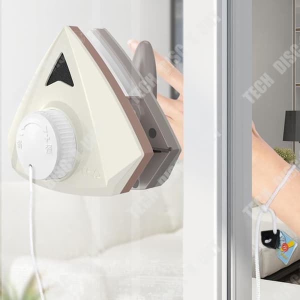 TD® justerbart dubbelsidigt rengöringsverktyg för glas med stång Deluxe dubbelfunktionsversion för 5-28 mm glas