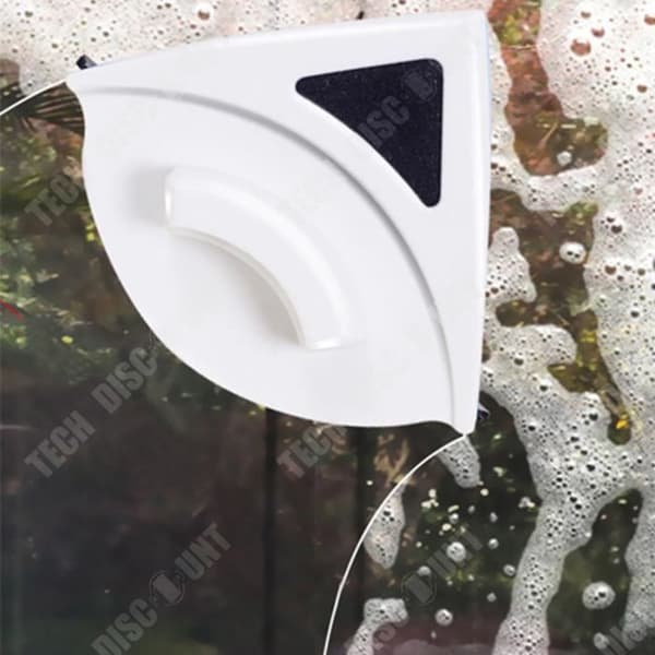 TD® Dubbelsidigt glasrengöringsmedel Magnetisk gummitorkare Dubbellagers glastorkartefakt