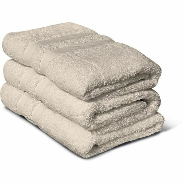 Handdukar Lovely Home Beige 50 x 100 cm