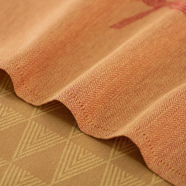 Køkkenhåndklæde 50x70 Zwoltex Golden Tree mørk beige geometrisk mønster
