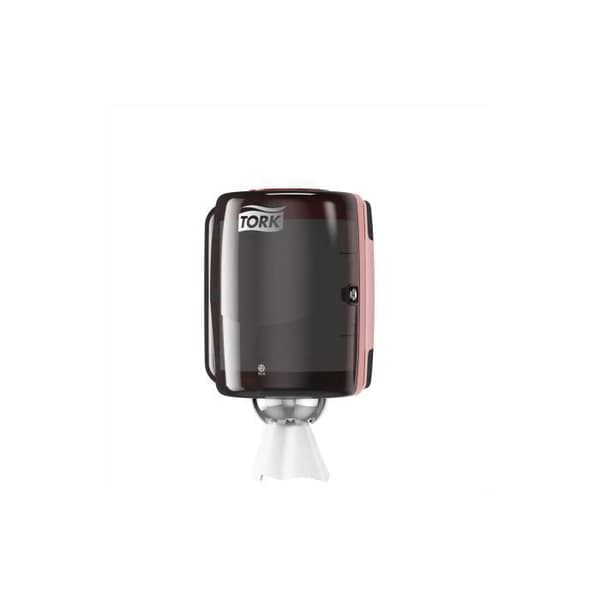 Tork Performance Plastservettdispenser röd, rökt