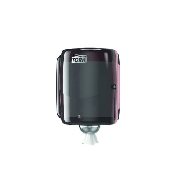 Tork Performance Plastservettdispenser röd, rökt