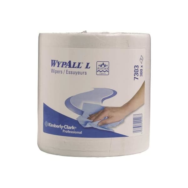 WypAll L30 AIRFLEX tygrengöringsservetter 300 ark blå paket om 6