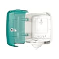 Miniatyrbild 4 av 4: Tork Reflex Single Sheet Centrefeed M4 Wipe Dispenser Plast Vit, Turkos
