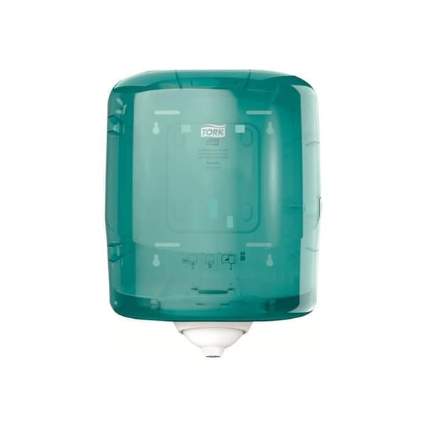Tork Reflex Single Sheet Centrefeed M4 Wipe Dispenser Plast Vit, Turkos