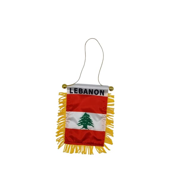 Irak hængende flag bil bakspejl med sugekop Libanon