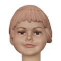 Pikkukuva 3 / 6: Kokovartaloinen tytt�lapsen mallinukke n�yttelyyn Bituxx-myym�l��n