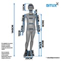 Pikkukuva 2 / 6: Kokovartaloinen tytt�lapsen mallinukke n�yttelyyn Bituxx-myym�l��n