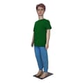 Miniatyrbild 1 av 10: POJKENS BARNSVISNINGSMANNEQUIN FÖR BUTIK 110CM HELSIGUR